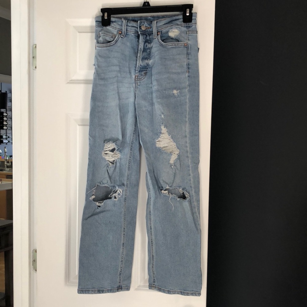 High rise jeans